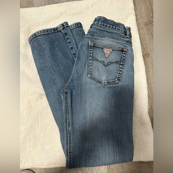Guess  Vintage Womens Straight Slim Straight Size 28 Inseam 31”inch  Y2K Jeans - Picture 9 of 9